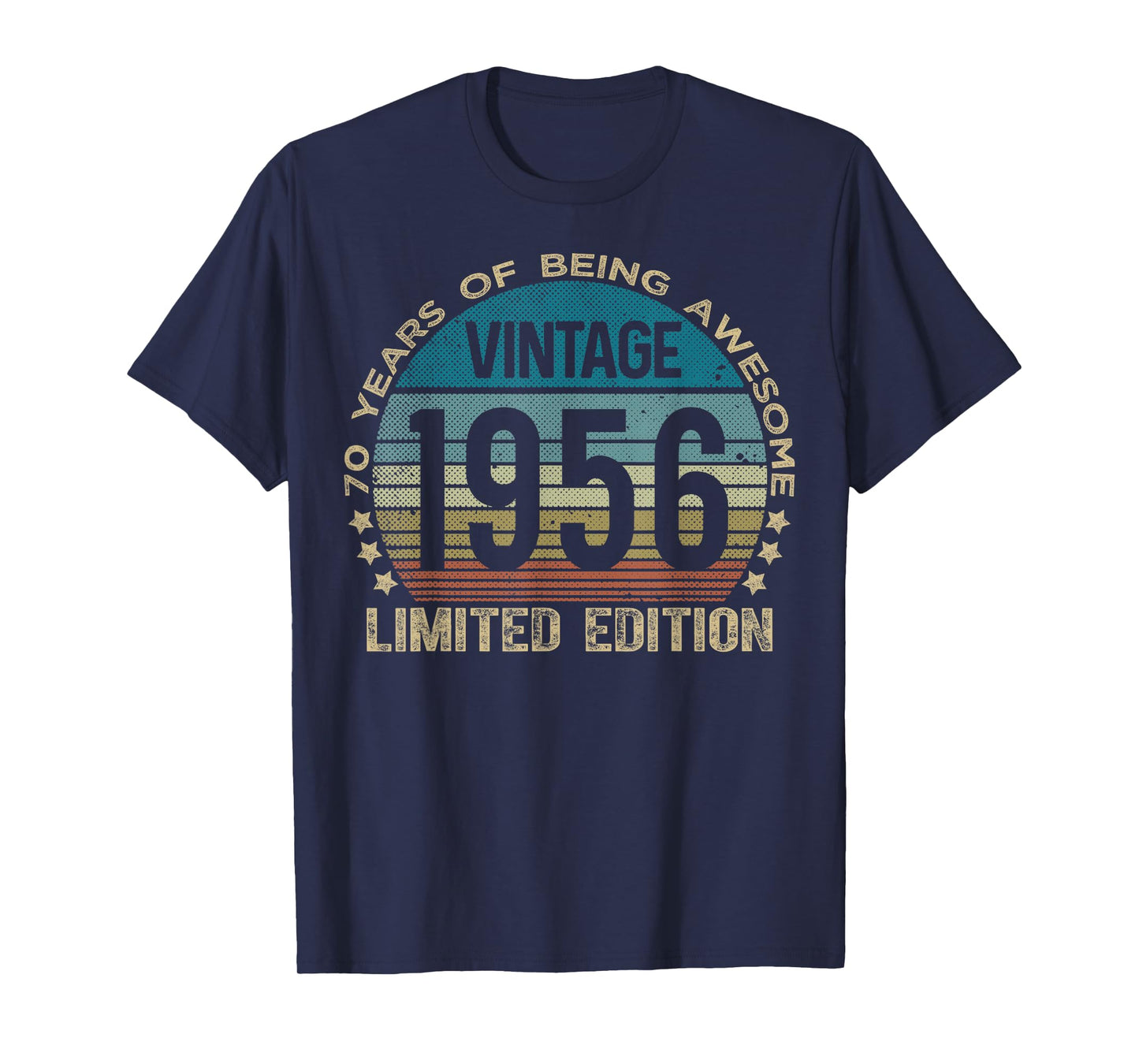 70 Year Old Gifts Vintage 1956 Limited Edition 70th Birthday T-Shirt