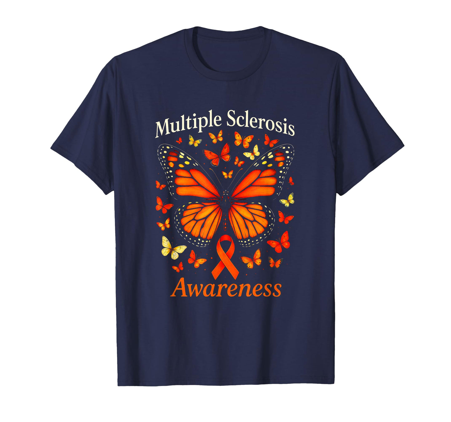 Multiple Sclerosis Awareness - Butterfly Support T-Shirt