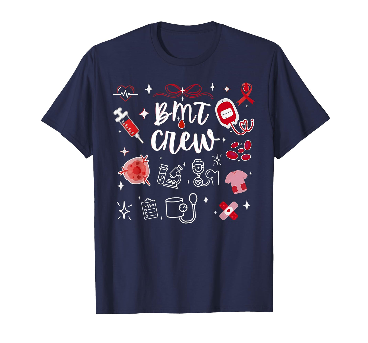 BMT Crew Bone Marrow Transplant Nurse Valentine Day Donor T-Shirt
