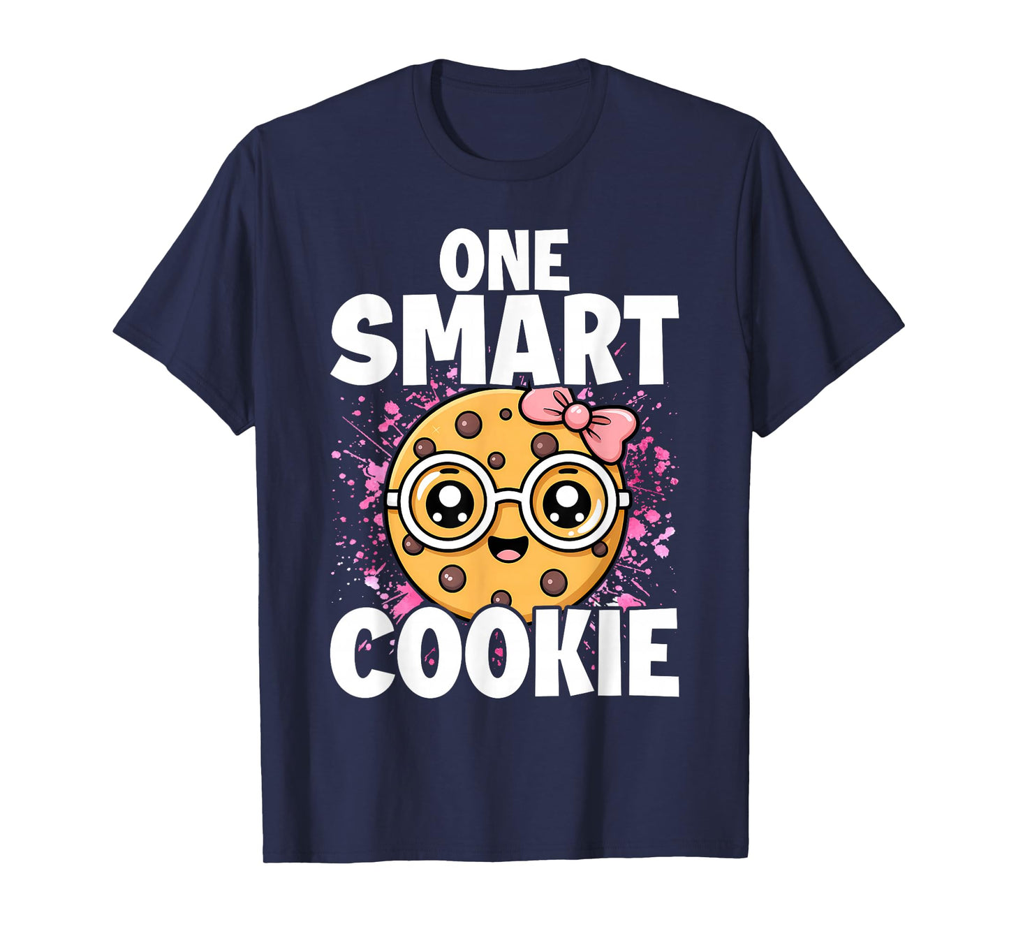 One Smart Funny Chocolate Chip Cookie T-Shirt