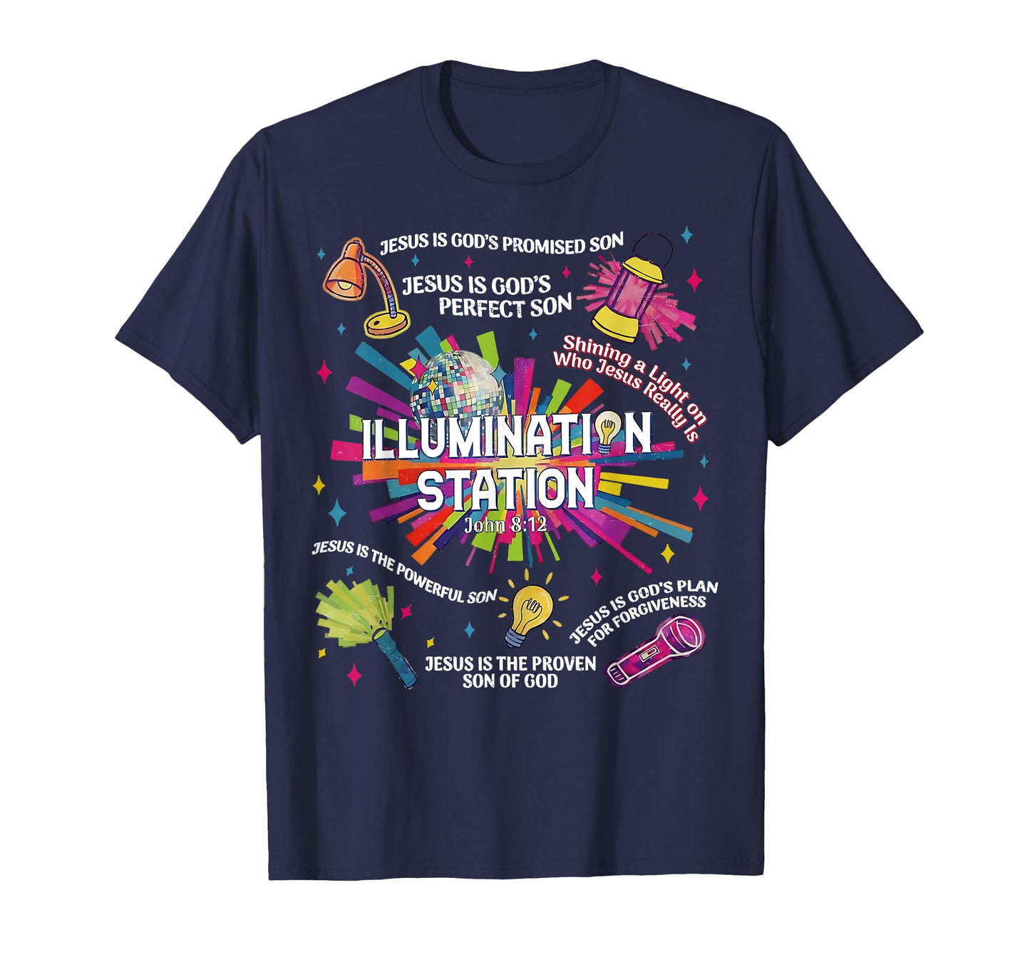 Illumination Station VBS 2026 Bible School Christian Lights T-Shirt