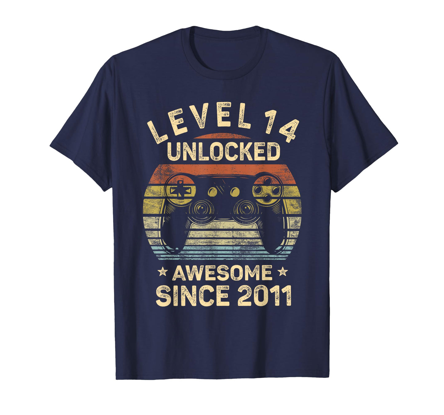 Level 14 Unlocked 14th Birthday 14 Year Old Gifts Gamer Bday T-Shirt