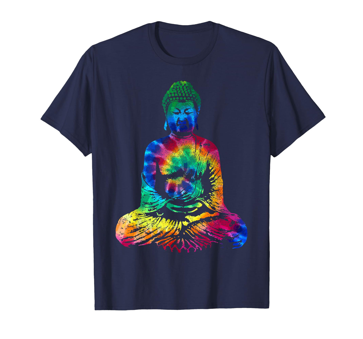 Buddha Tie Dye Vintage Yoga Yogi Buddhist T-Shirt