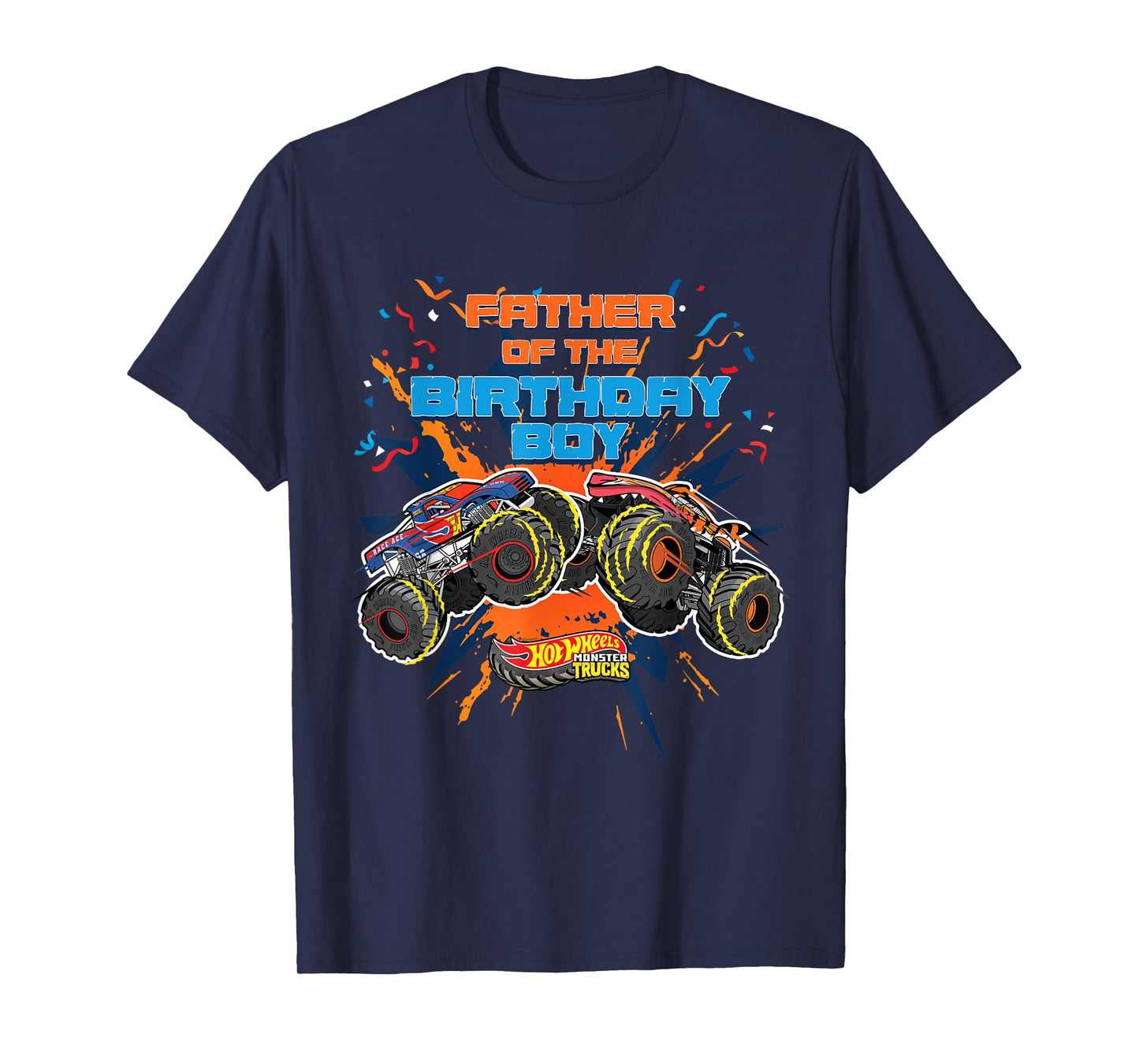 Hot Wheels Monster Trucks - Father of Birthday Boy T-Shirt