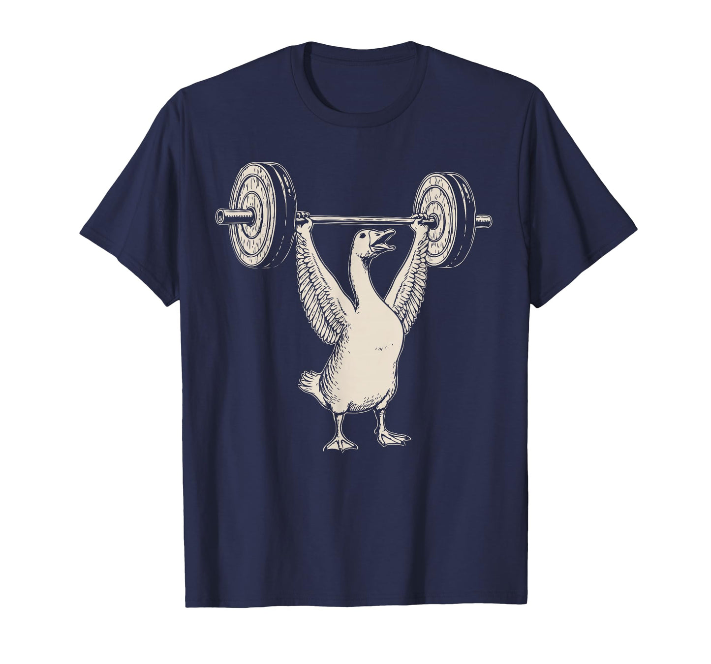 Funny Goose Muscle Mommy Gym Pump Cover Weights Fitness T-Shirt