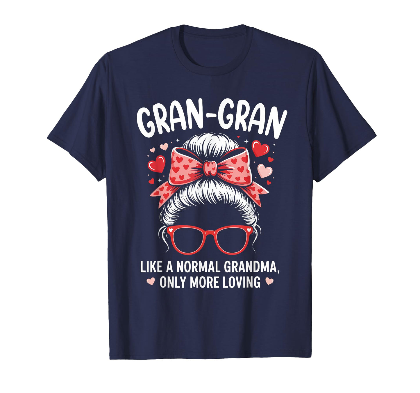 Gran-Gran Valentine Quote for Loving Grandma with Cute Bow T-Shirt