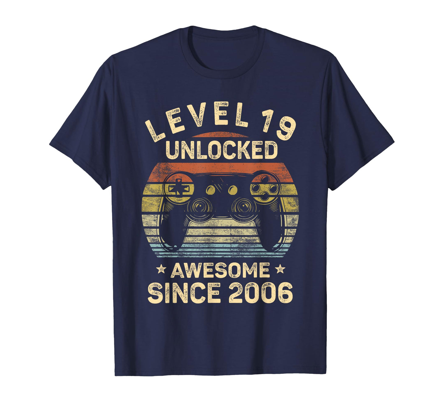 Level 19 Unlocked 19th Birthday 19 Year Old Gifts Gamer Bday T-Shirt