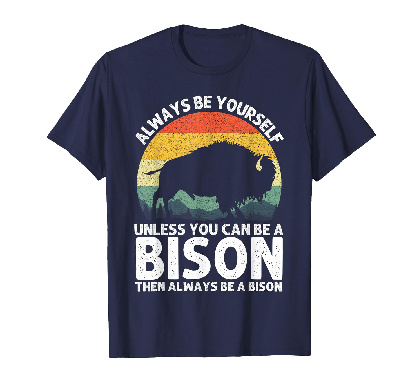 Cool Bison Design for Men Women Buffalo Animal Lovers Bison T-Shirt