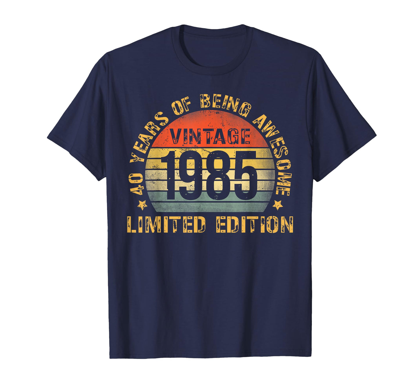 40 Year Birthday Decorations Men Gag 40yr 1985 40th Birthday T-Shirt