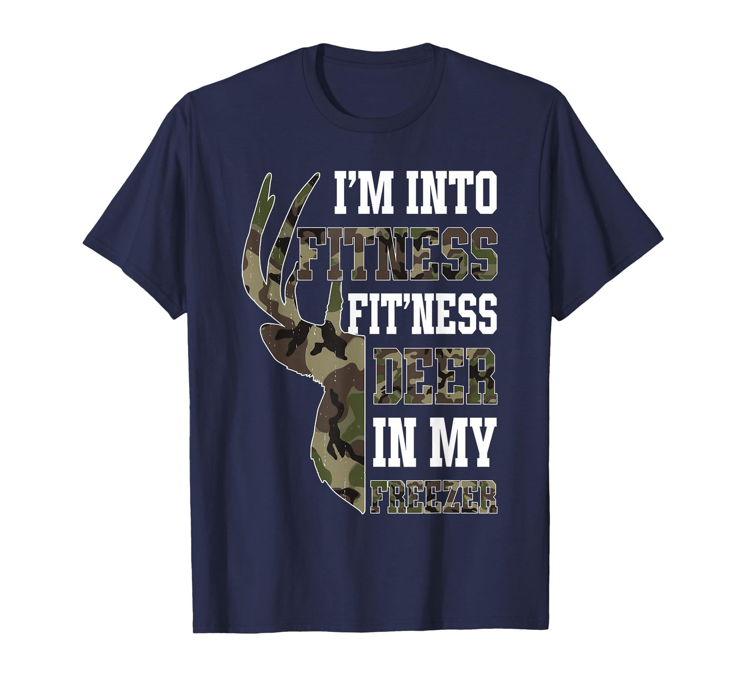Retro Camo Deer Hunting Funny Wildlife Hunter Men Women T-Shirt