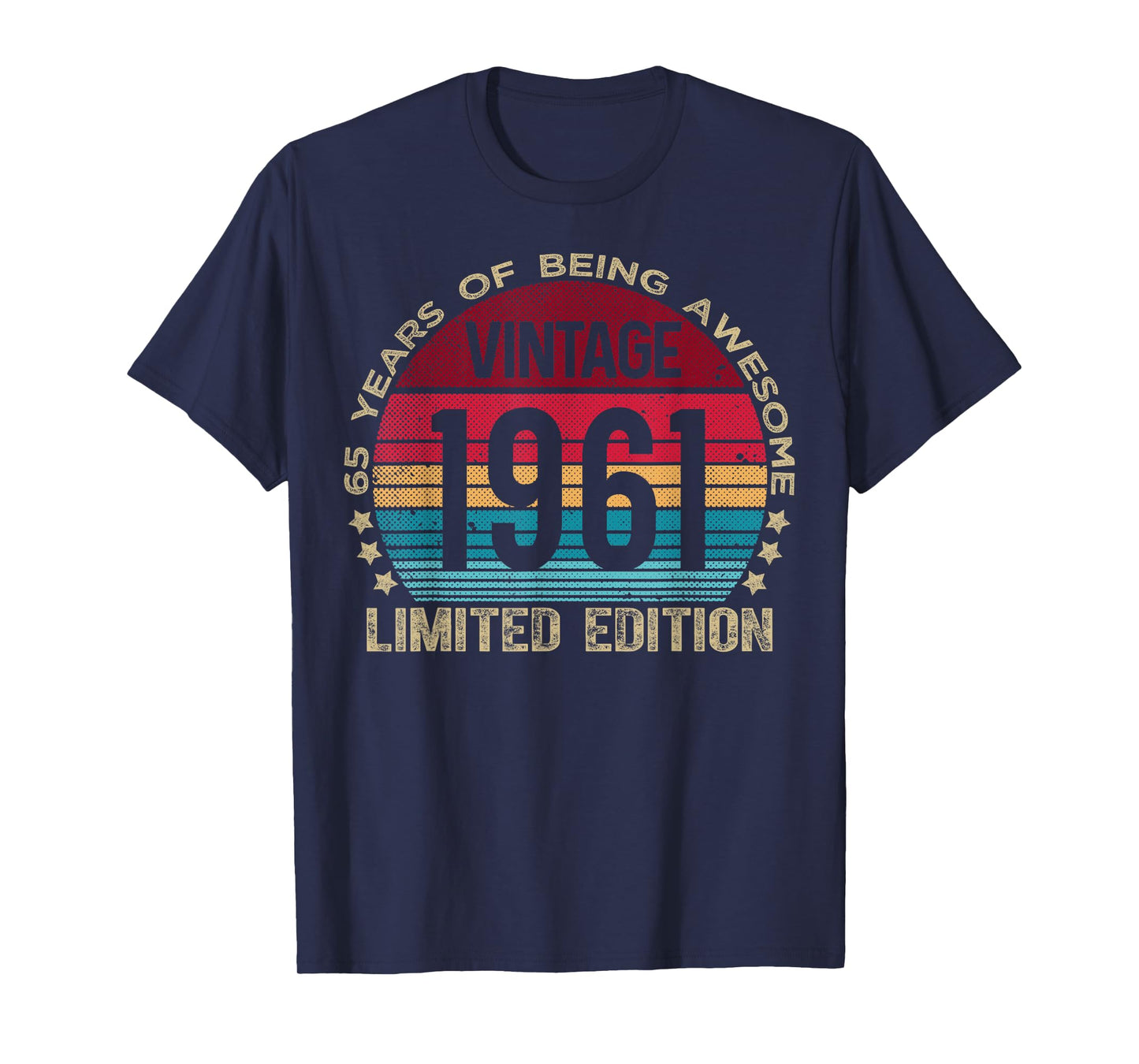 65 Year Old Gifts Vintage 1961 Limited Edition 65th Birthday T-Shirt