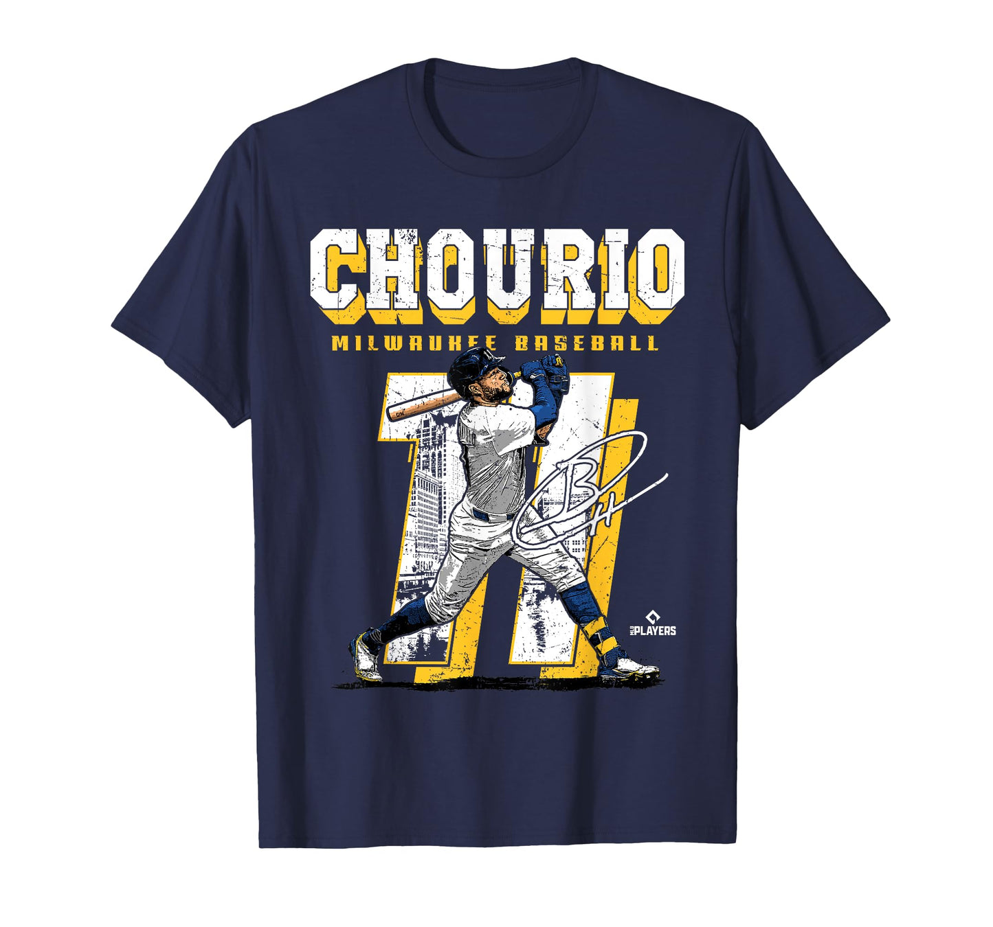 Jackson Chourio | Milwaukee MLB Baseball Player | MLBJCH201M T-Shirt