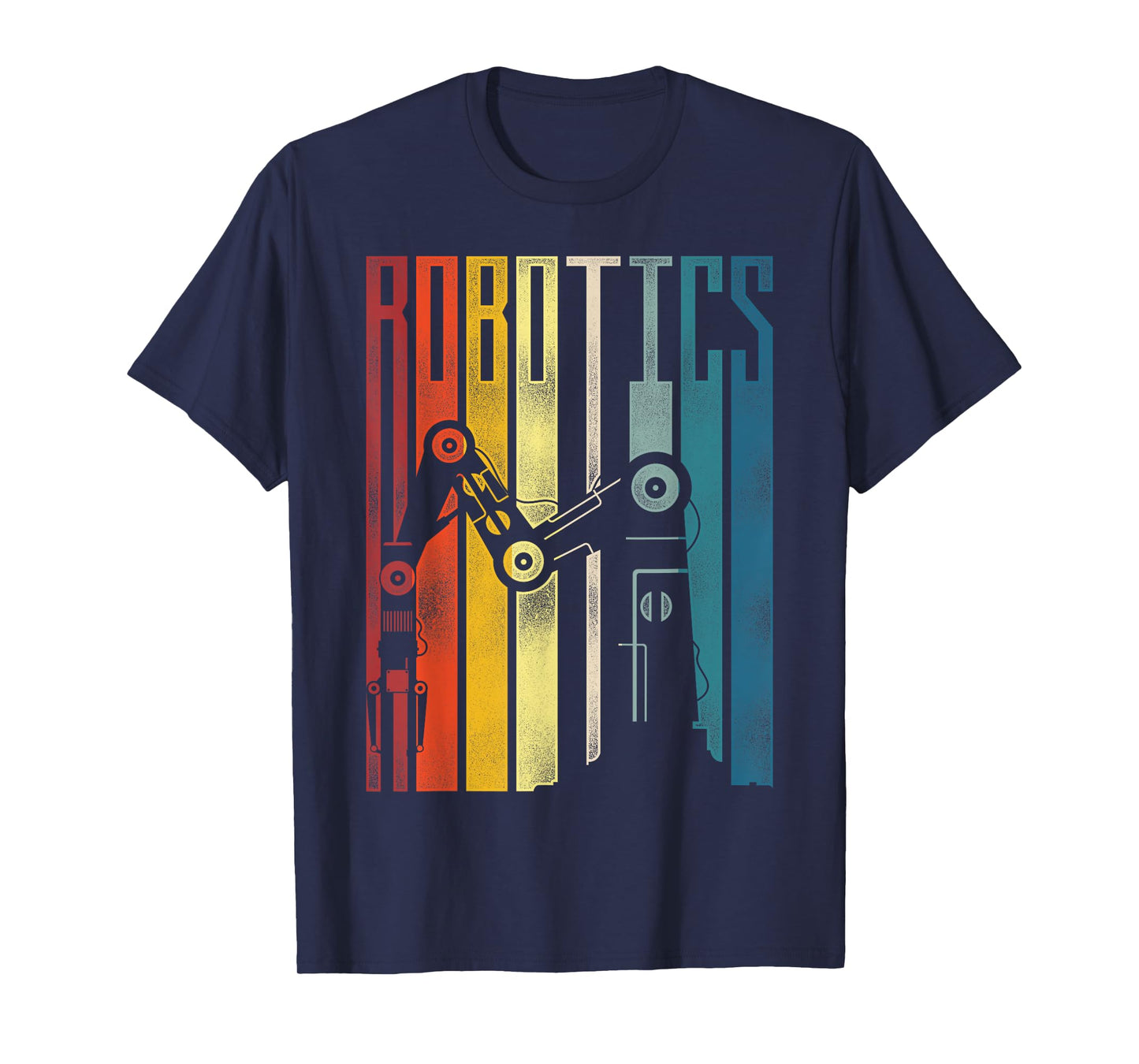 Robot Robotics Engineer Retro Vintage Robotics T-Shirt