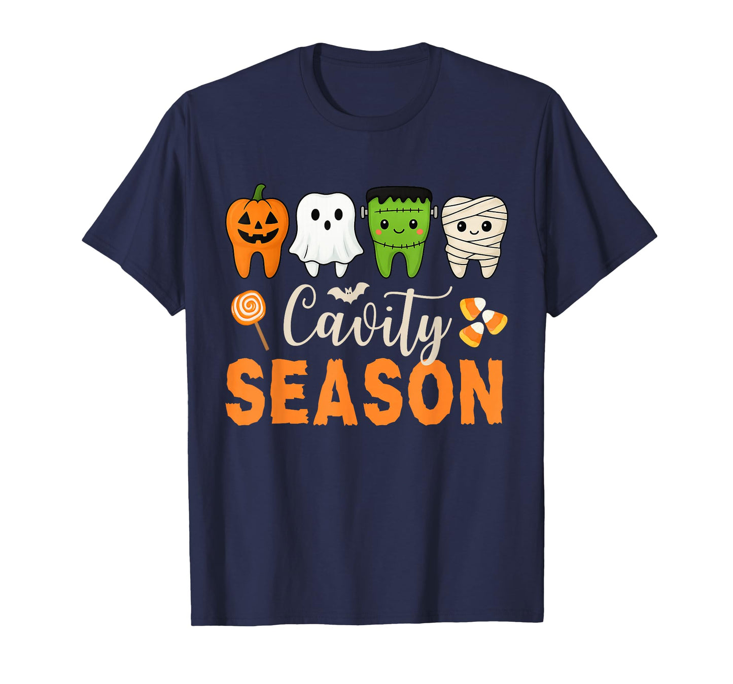 Cavity Season Funny Halloween Dental Hygienist Women Men T-Shirt