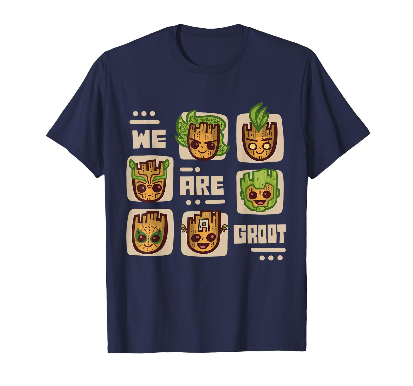 Marvel 85th Anniversary We Are Groot Super Hero Impressions T-Shirt