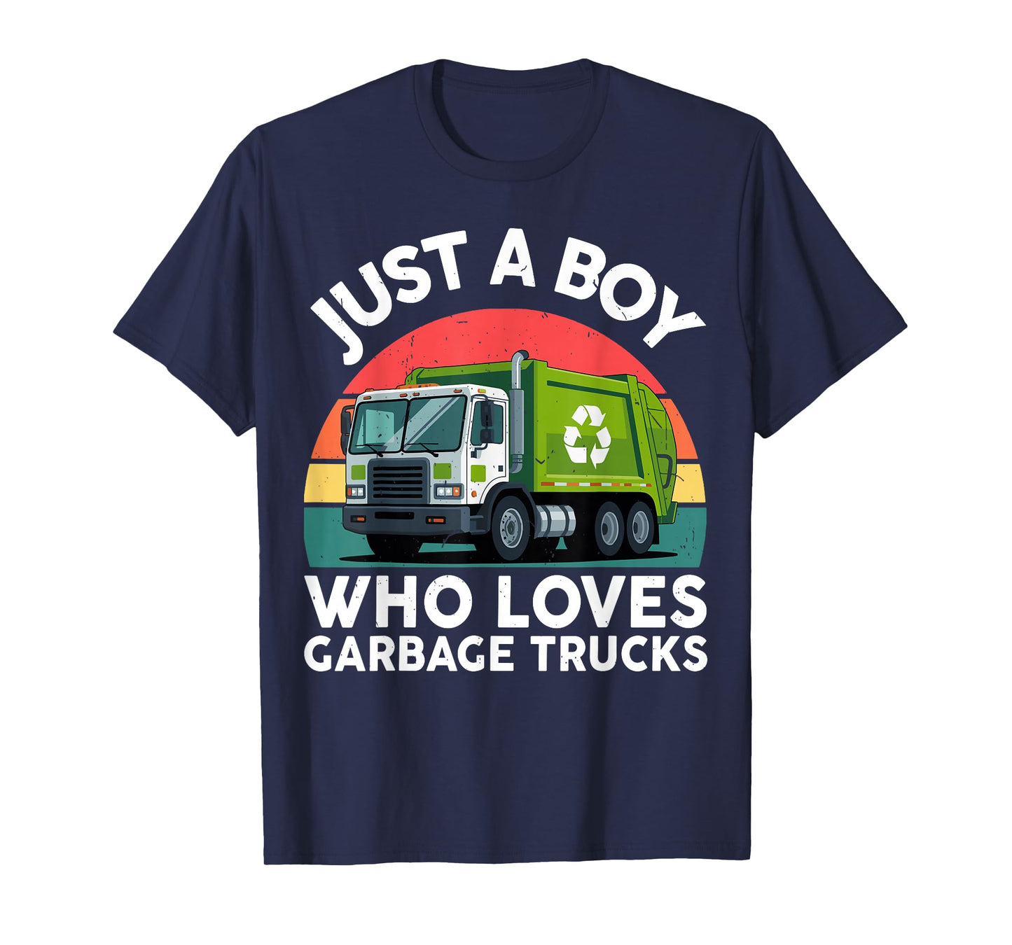 Toddler Boy Who Loves Garbage Truck Birthday Outfit Trash T-Shirt