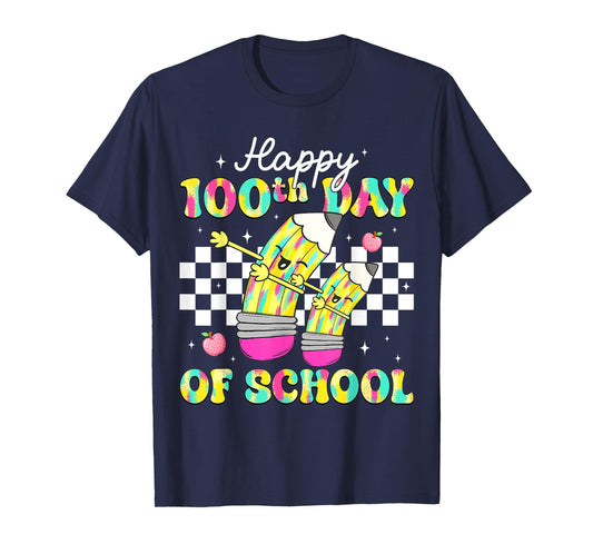 100 Days of School for Teacher Kids Girls Students Boys T-Shirt