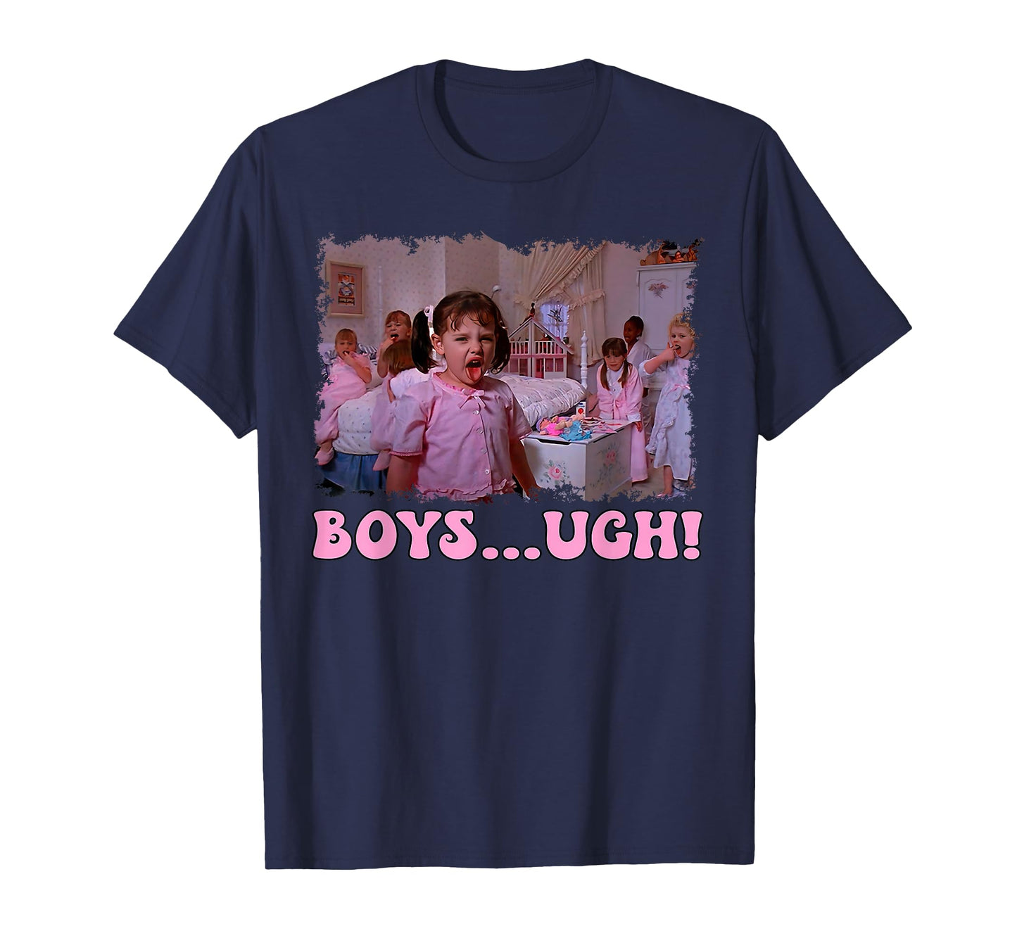 Boys Ugh Funny Girl Anti Valentine Graphic T-Shirt