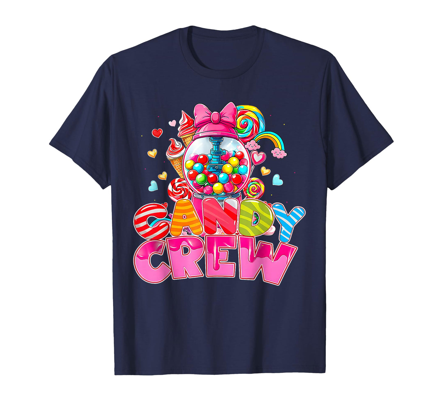 Candy Crew Candy Costume Women Candy Land Kids Sweetie T-Shirt