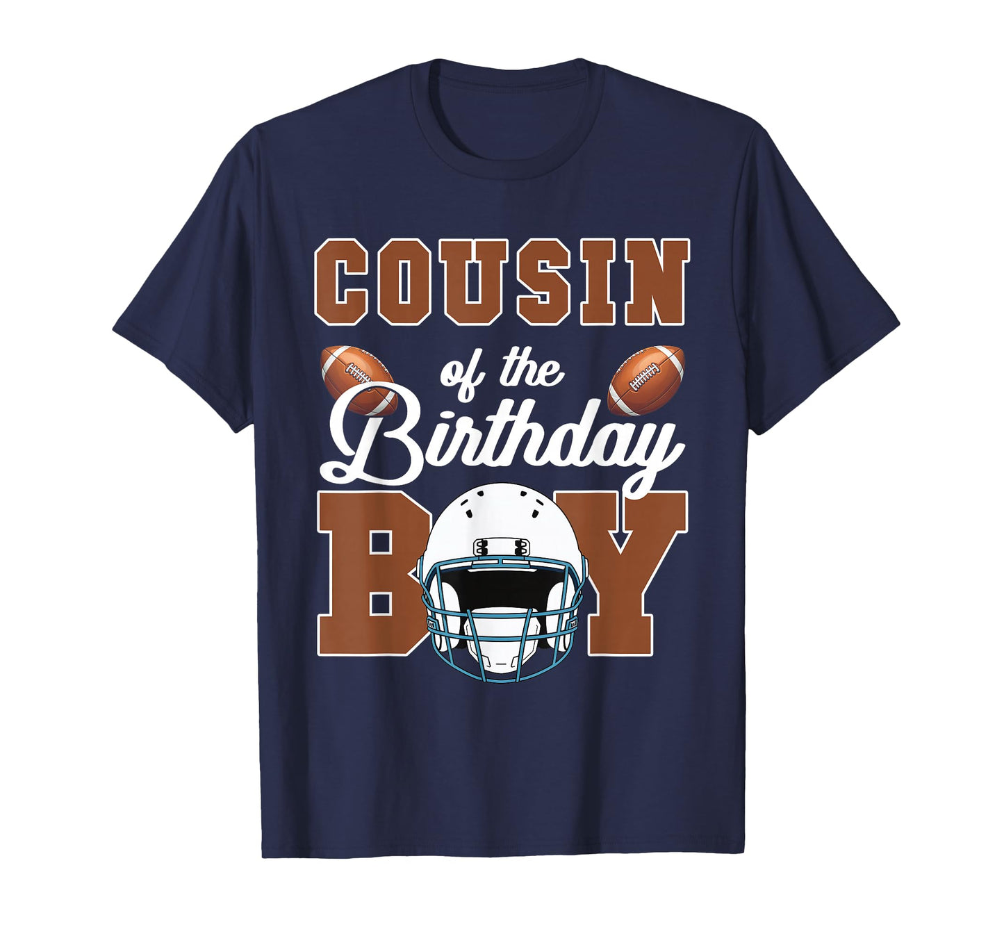 Football Touchdown Birthday Kids Outfit - Unisex Kids & Adults Family Matching Football Party T-Shirt - Black, Short Sleeve, Size 4/5