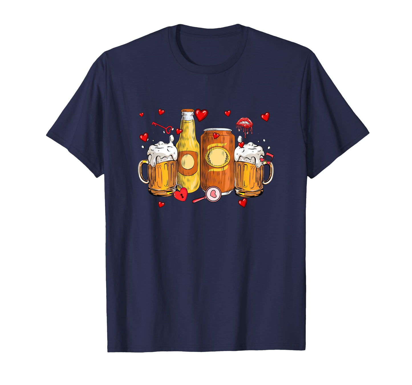 Beer Collection Valentine's Day Matching Drinker Family T-Shirt
