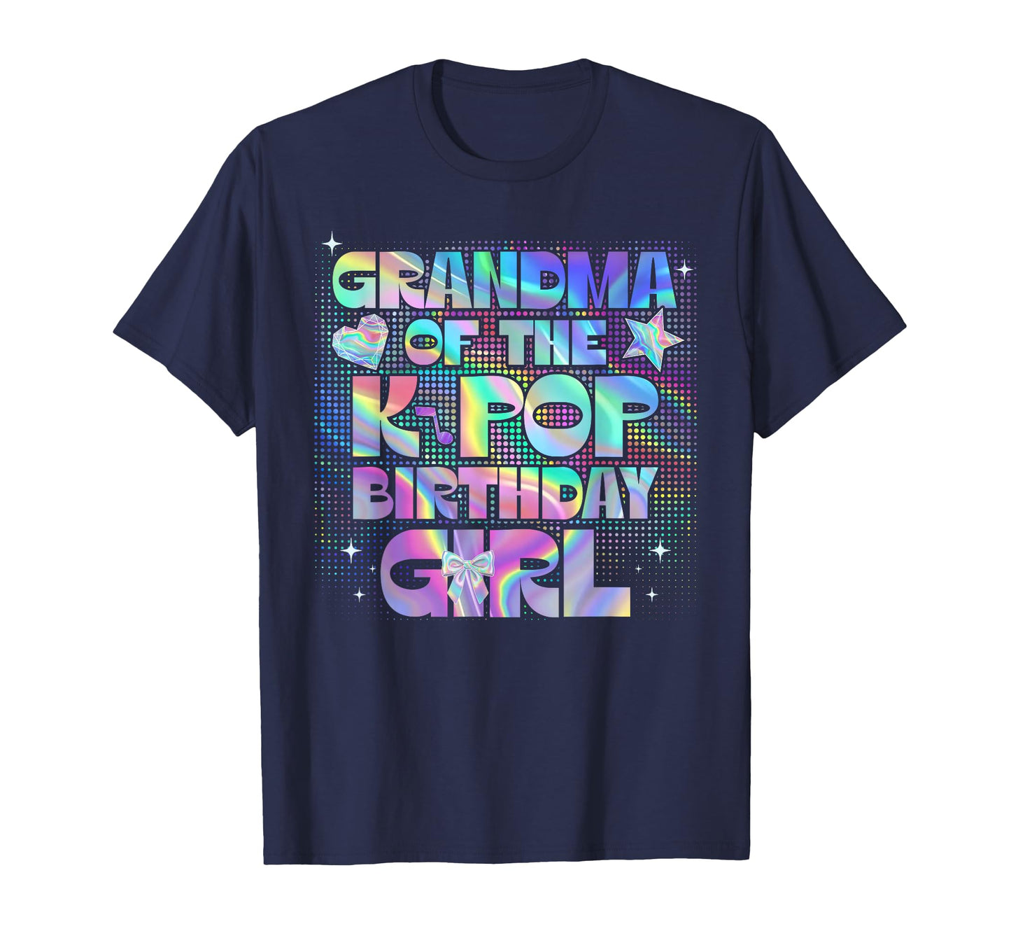 Grandma of The K-Pop Birthday Girls Korean Music Lovers T-Shirt