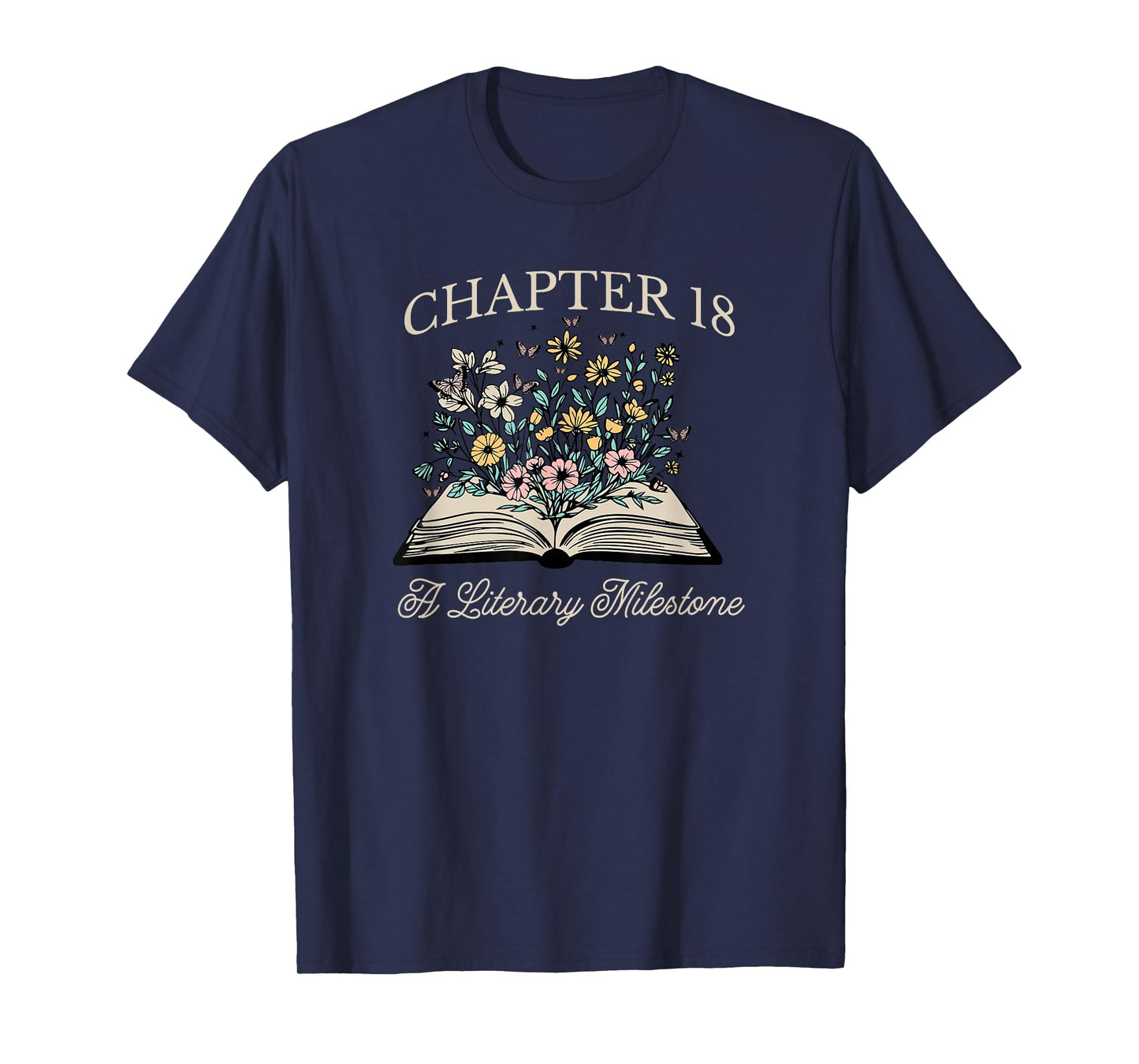 18th Birthday Chapter 18 for Book Reader Funny T-Shirt
