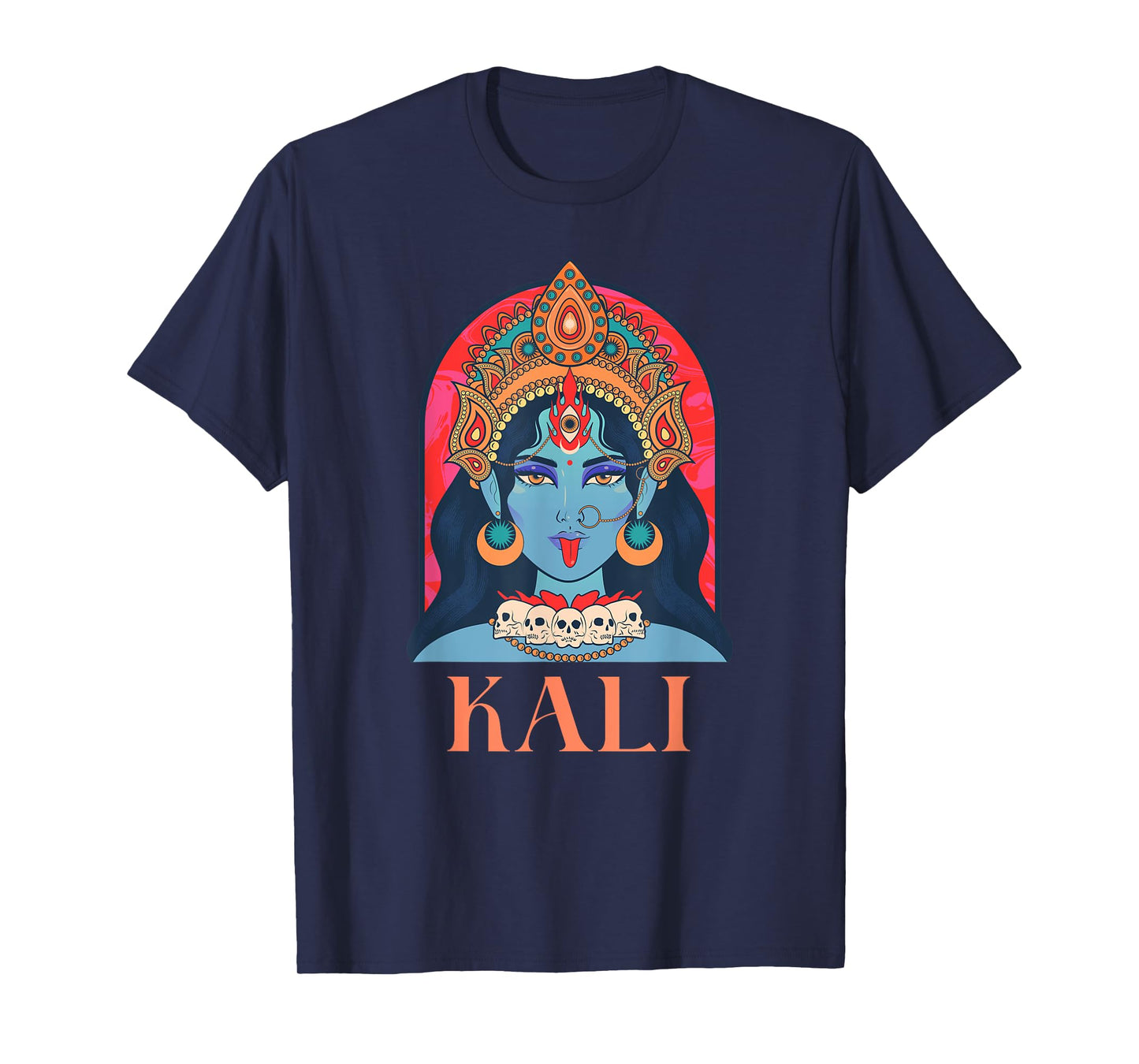 Kali Goddess Indian Deity, India Hindu Yoga T-Shirt
