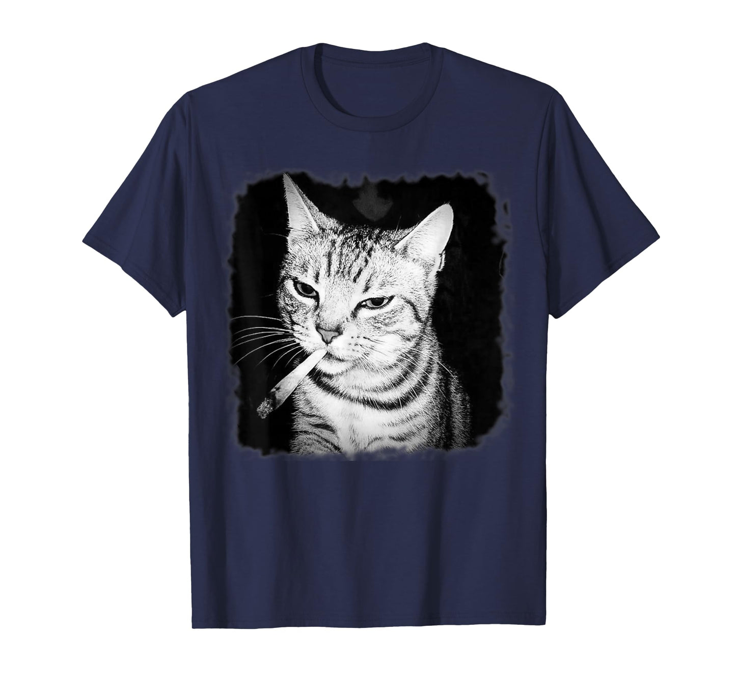 Cigarette Kitten Gang Cat Smoking Cigarette Funny Cat Meme T-Shirt