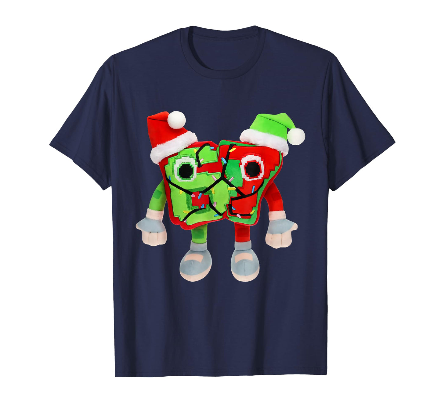 Festive 67 Plush Six Seven 6-7 Brainrot for Boys Kids Teen T-Shirt