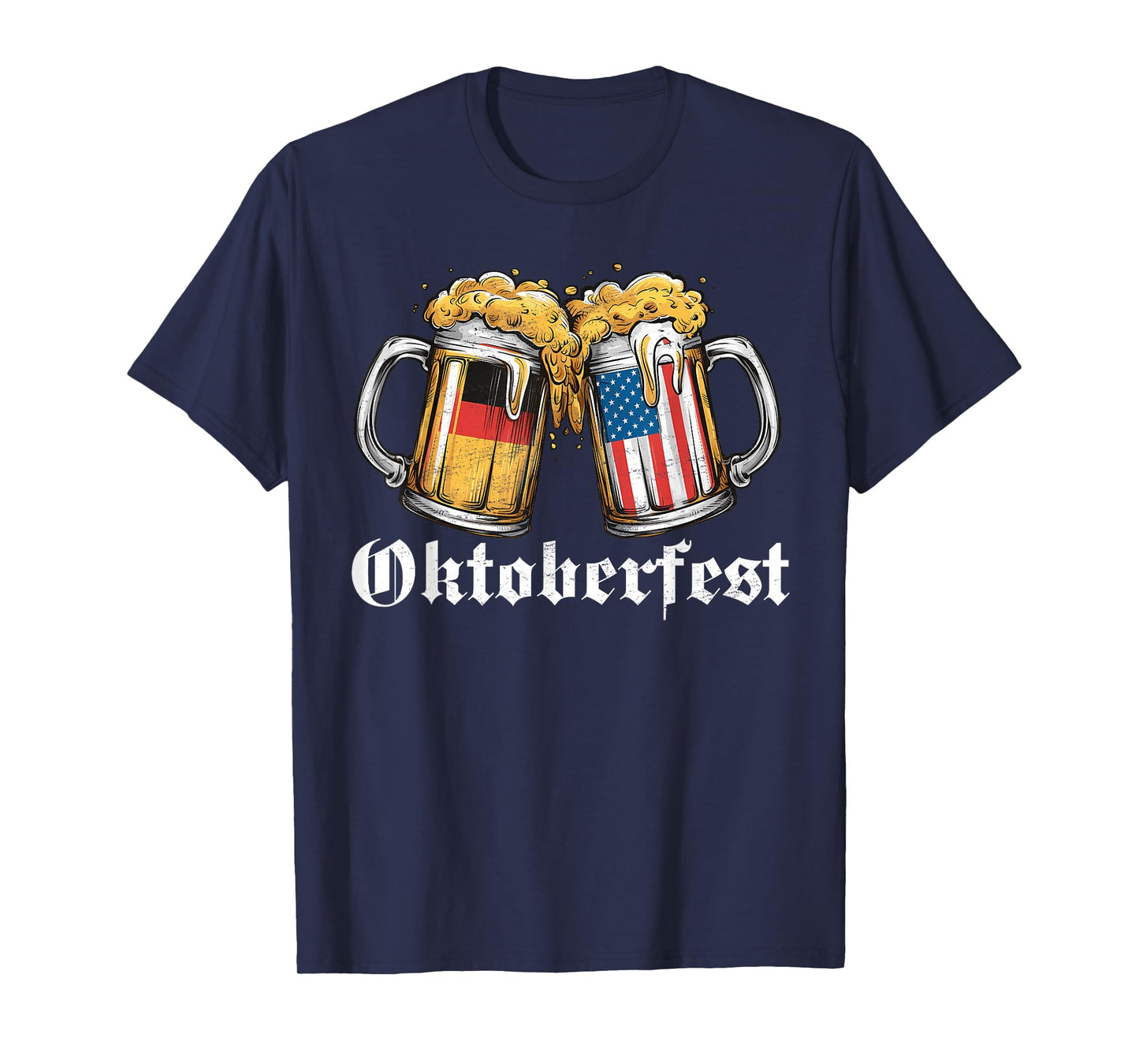 Oktoberfest Beer German American Flag T shirt Oktoberfest T-Shirt