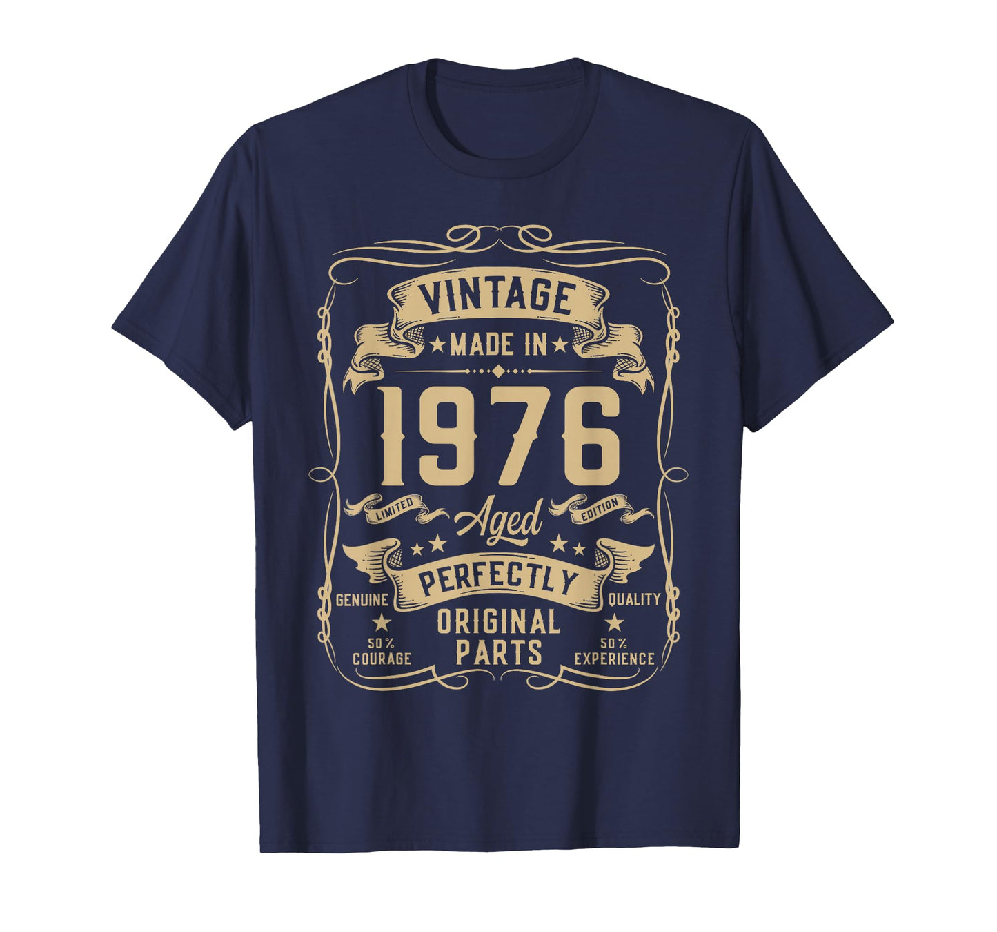 Vintage 1976 50yr 50th Birthday Gifts for Men 50 Years Old T-Shirt