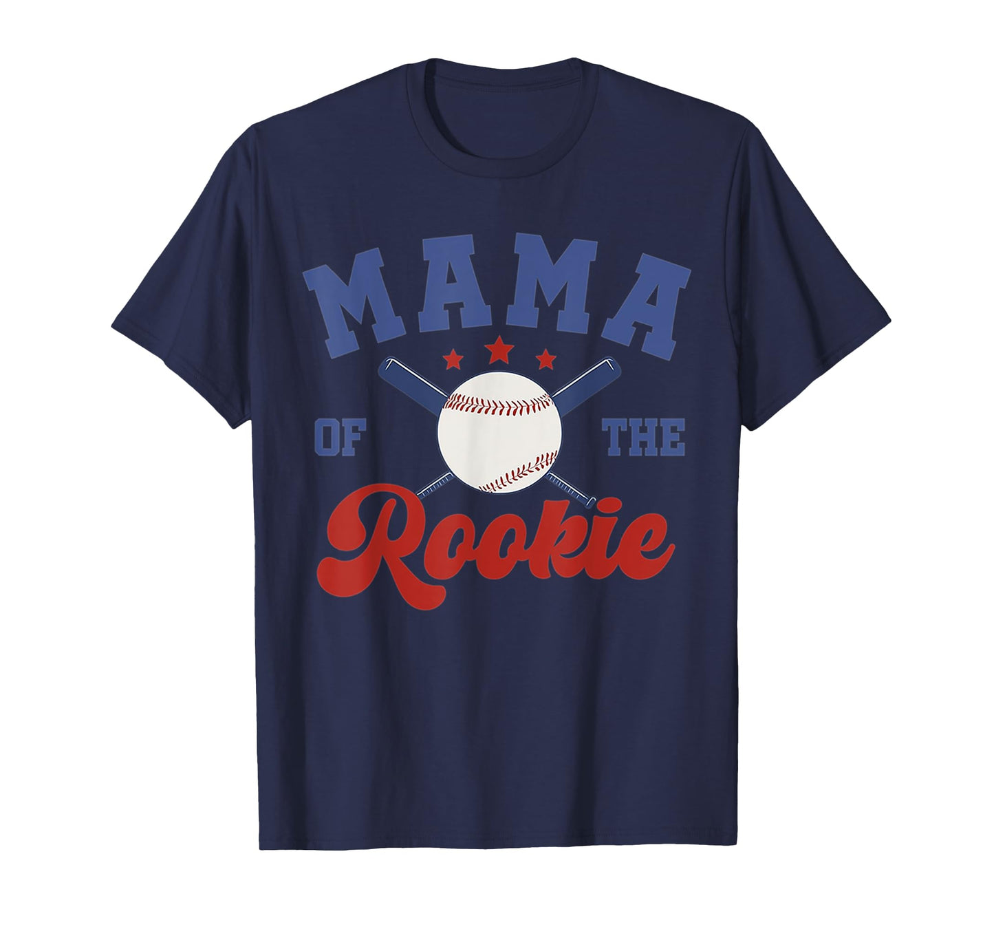 Mama of Rookie of Year 1st Birthday Baseball Theme Matching T-Shirt
