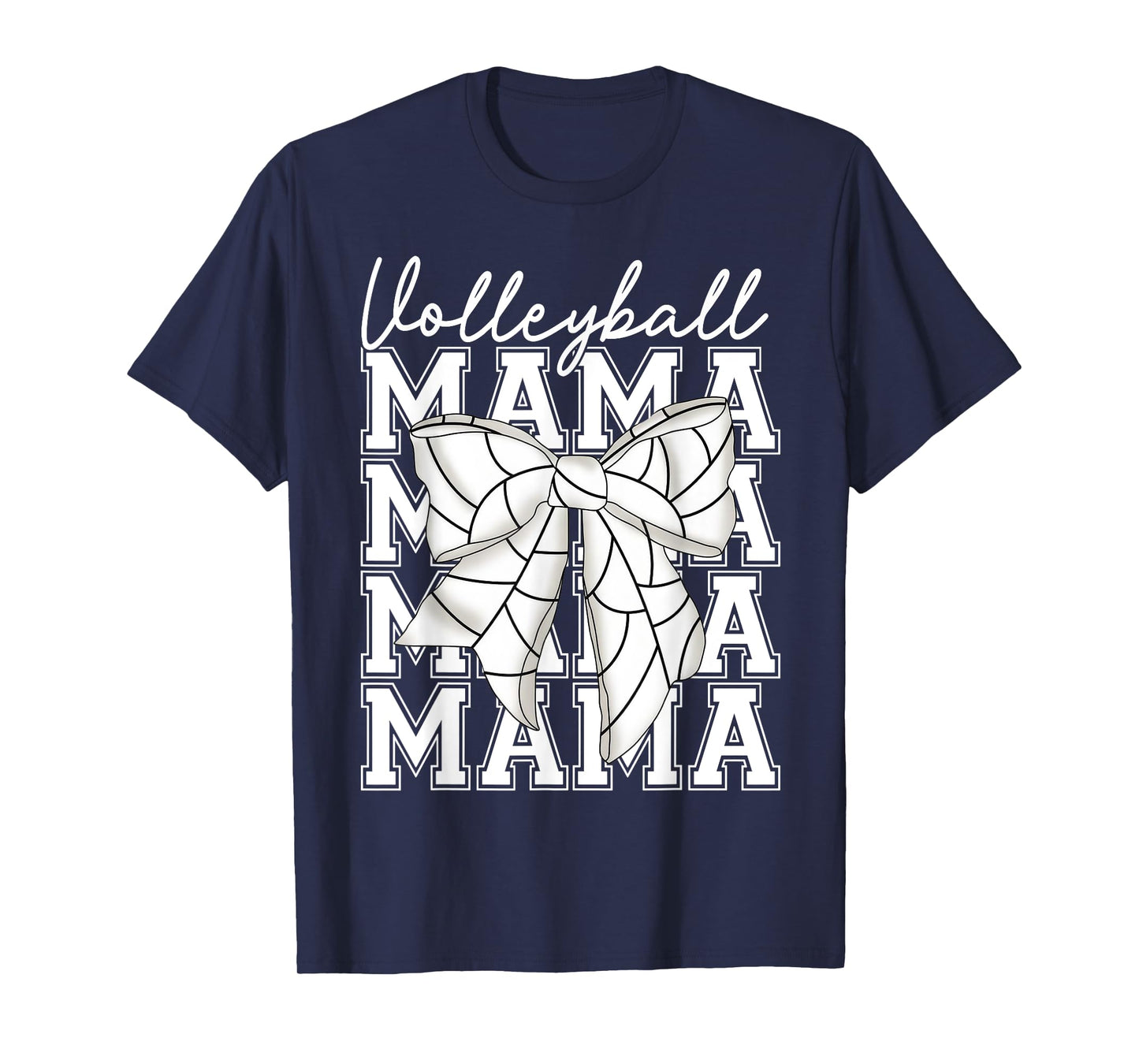 Volleyball Mama Shirt Game Day Cute Retro Volleyball Mama T-Shirt