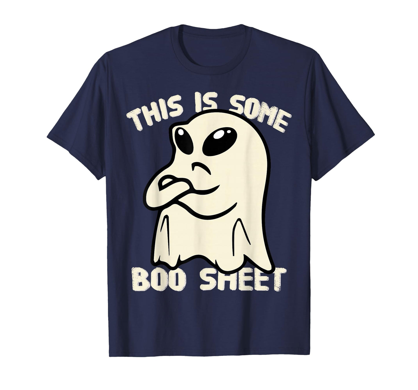 Resident Ghost Alien Eyes This is Some Boo Sheet Bullshit T-Shirt