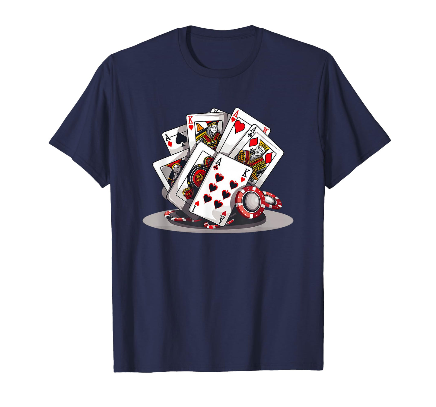 Funny Poker Card Player Casino Gambler Poker T-Shirt