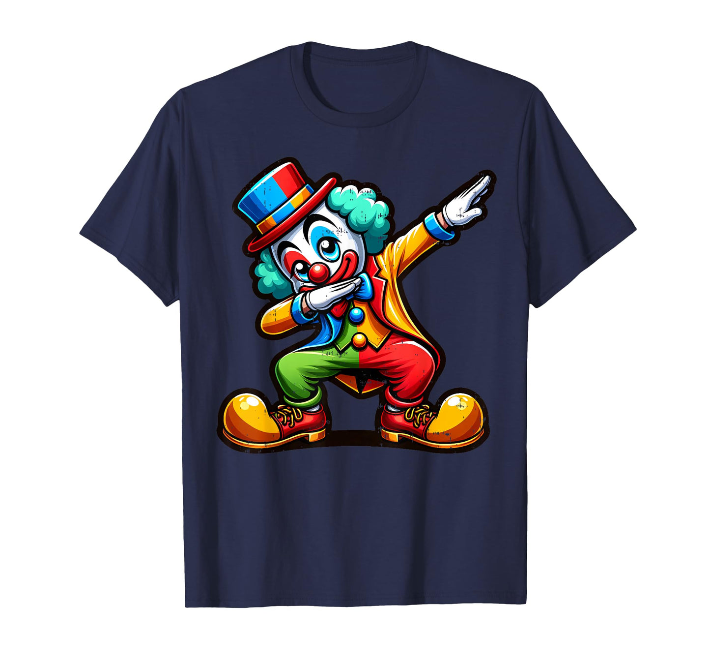 Clown Dabbing Funny Dancing Dab Boys Girls Kids T-Shirt