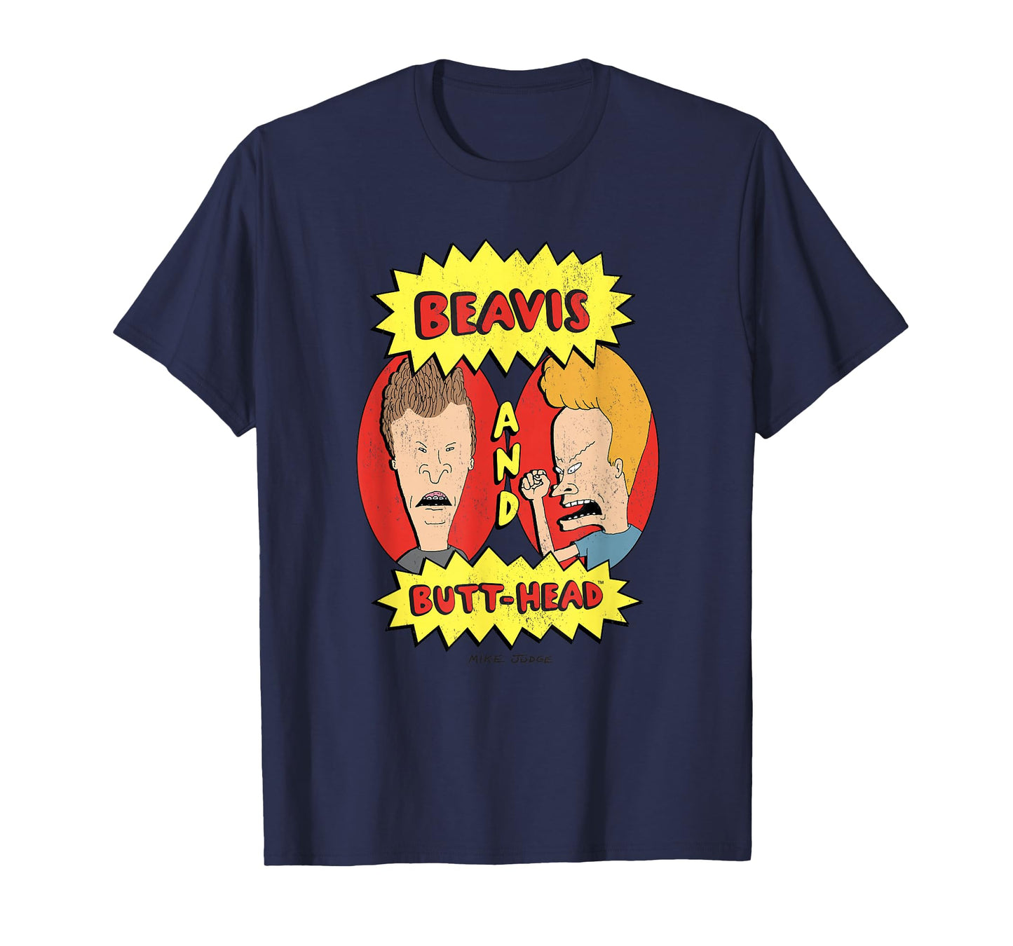 Beavis and Butt-Head Vintage Distressed Duo T-Shirt