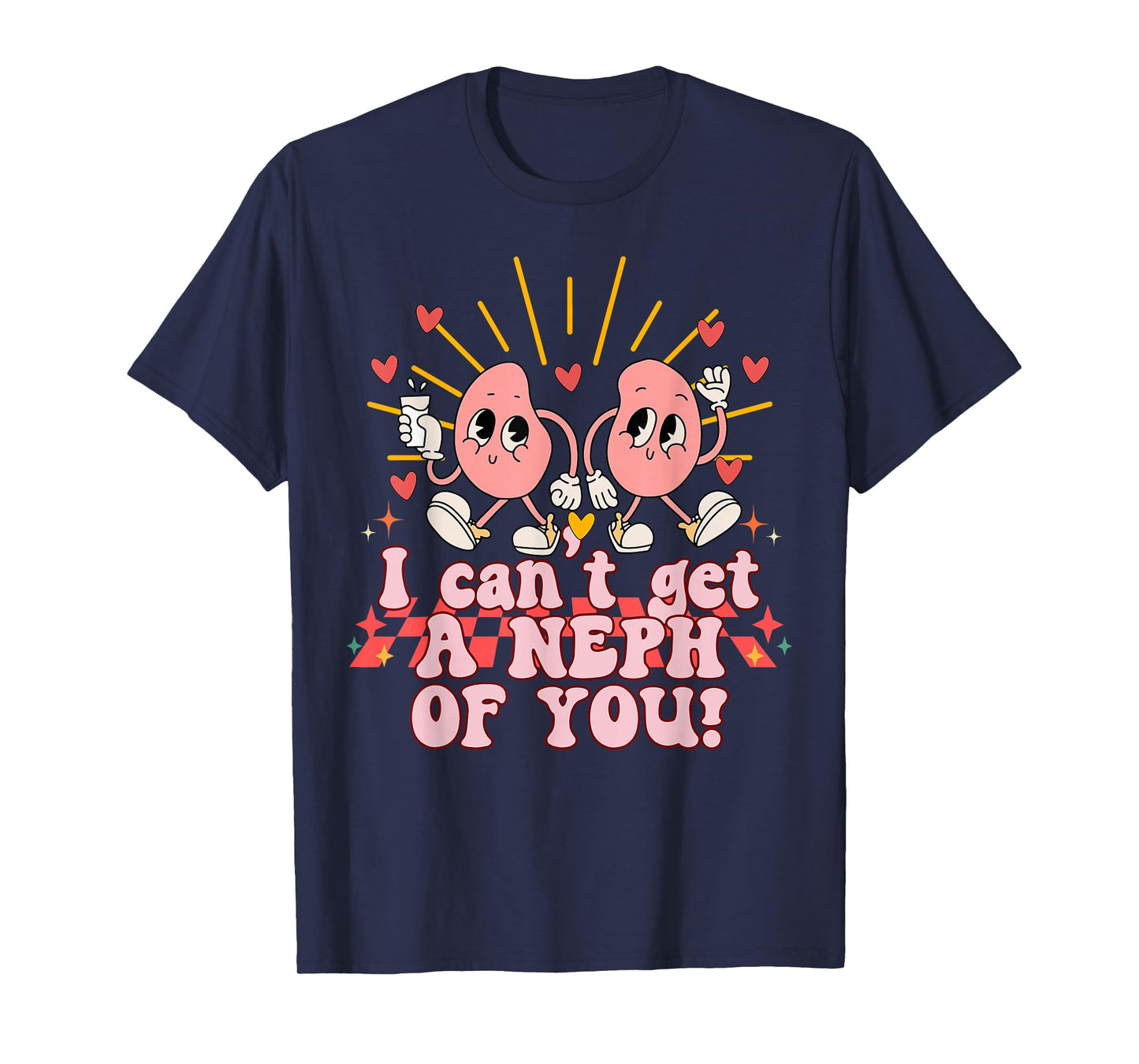 Kidney Dialysis Nurse Nephrology Tech Awareness Valentines T-Shirt