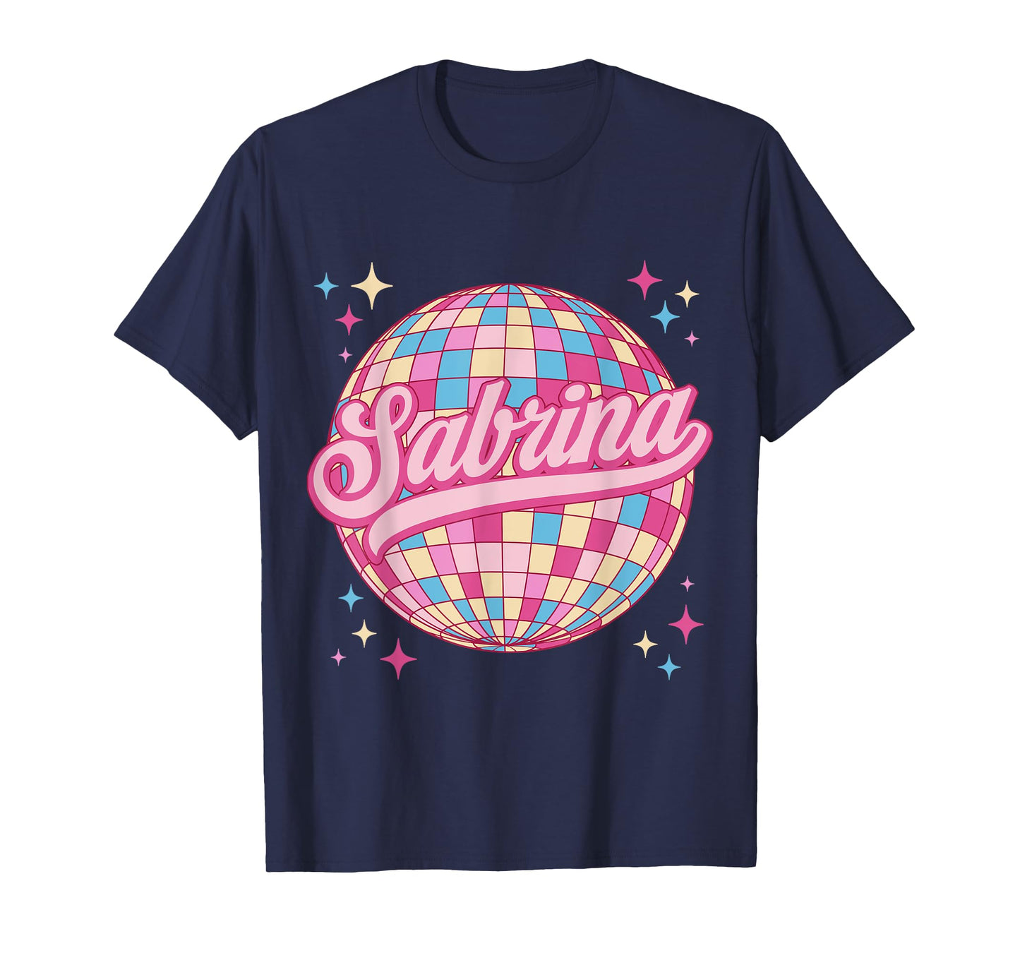 Retro Sabrina Name Personalized I Love Sabrina Birthday Girl T-Shirt