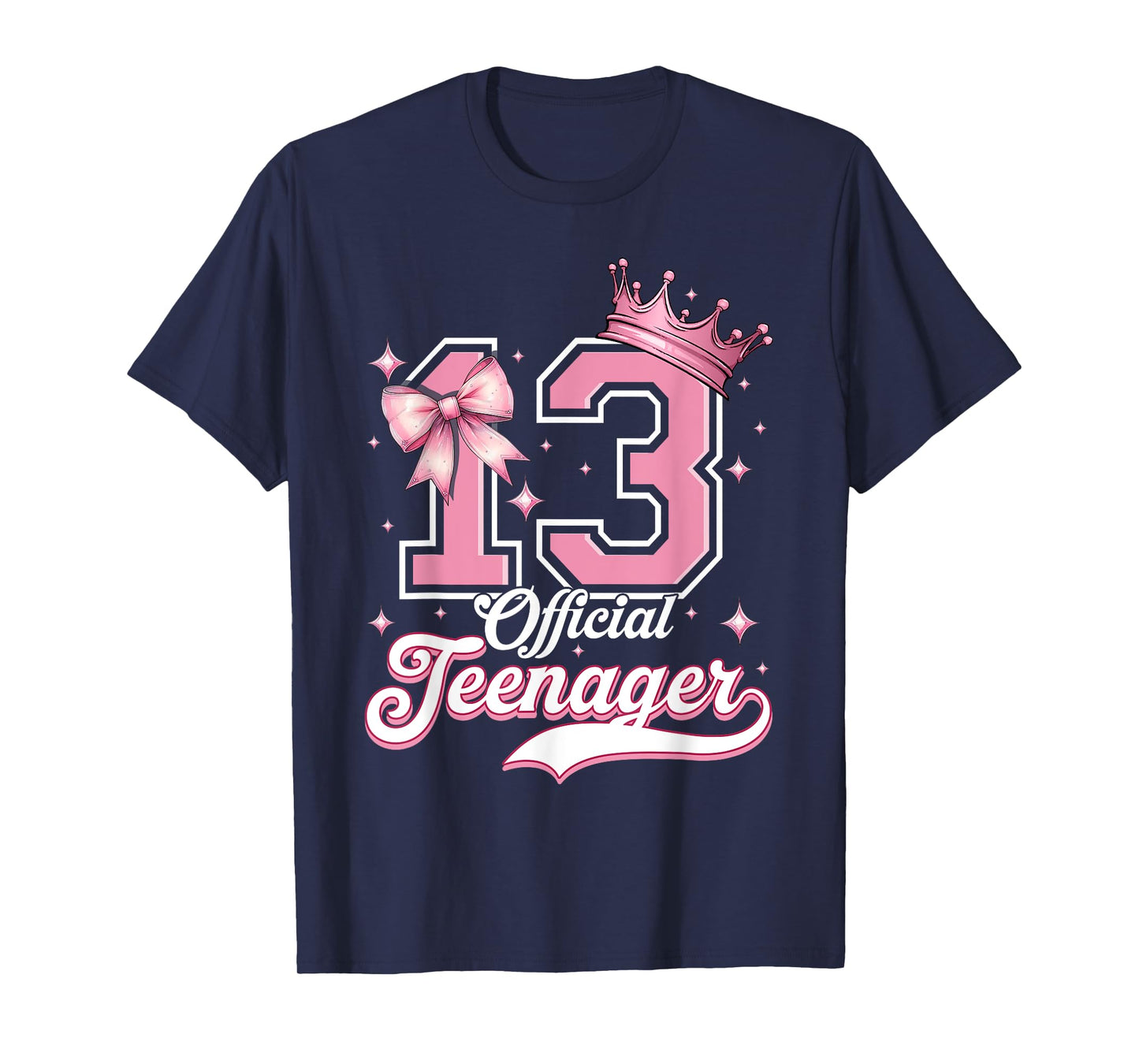 13 Year Old Coquette Bow Official Teenager 13th Birthday T-Shirt