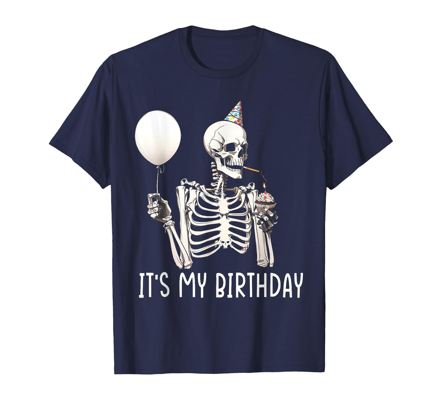 It's My Birthday Halloween Skeleton T-Shirt