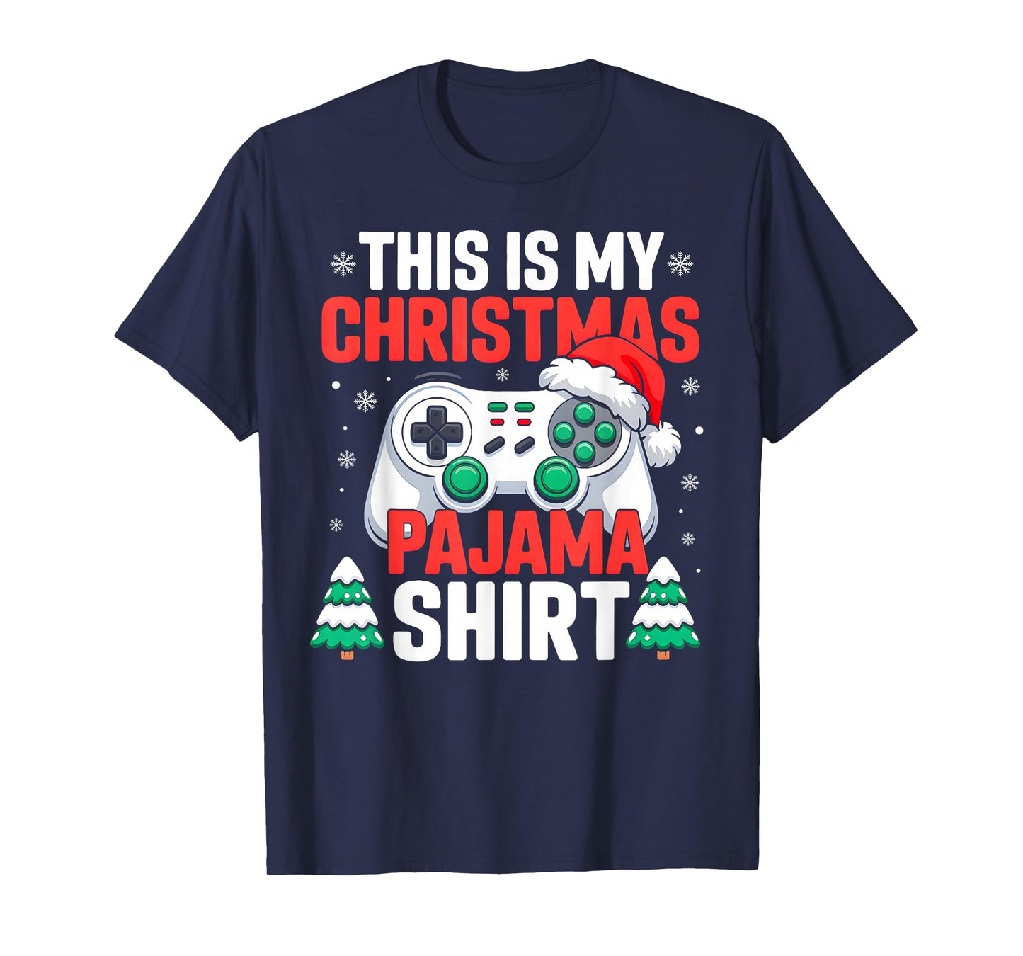 This is My Christmas Pajama Shirt Video Gamer Gaming Boys T-Shirt
