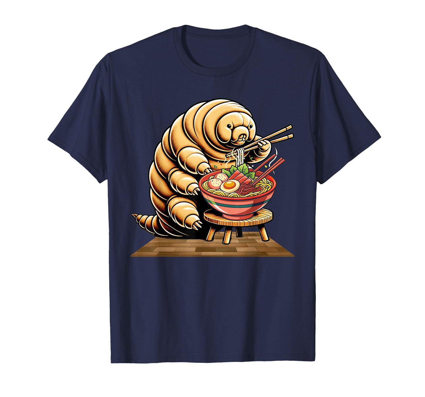 Funny Japanese Kawaii Ramen Noodles Water Bear Tardigrade T-Shirt