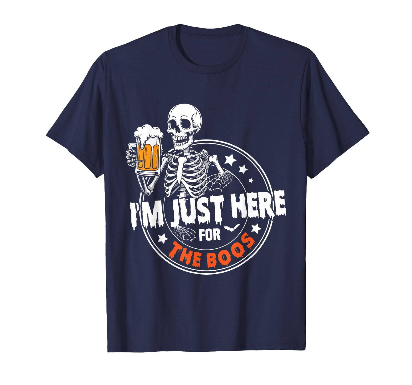 I'm Just Here for The Boos Cute Ghost Halloween Costume T-Shirt