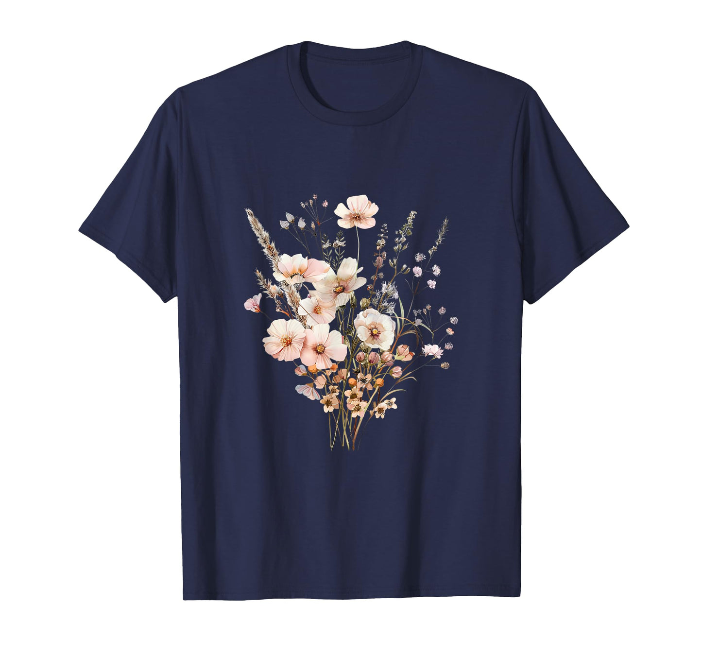 Summer Flower Botanical Nature Lover Floral Art Wildflower T-Shirt for Men Women Kids