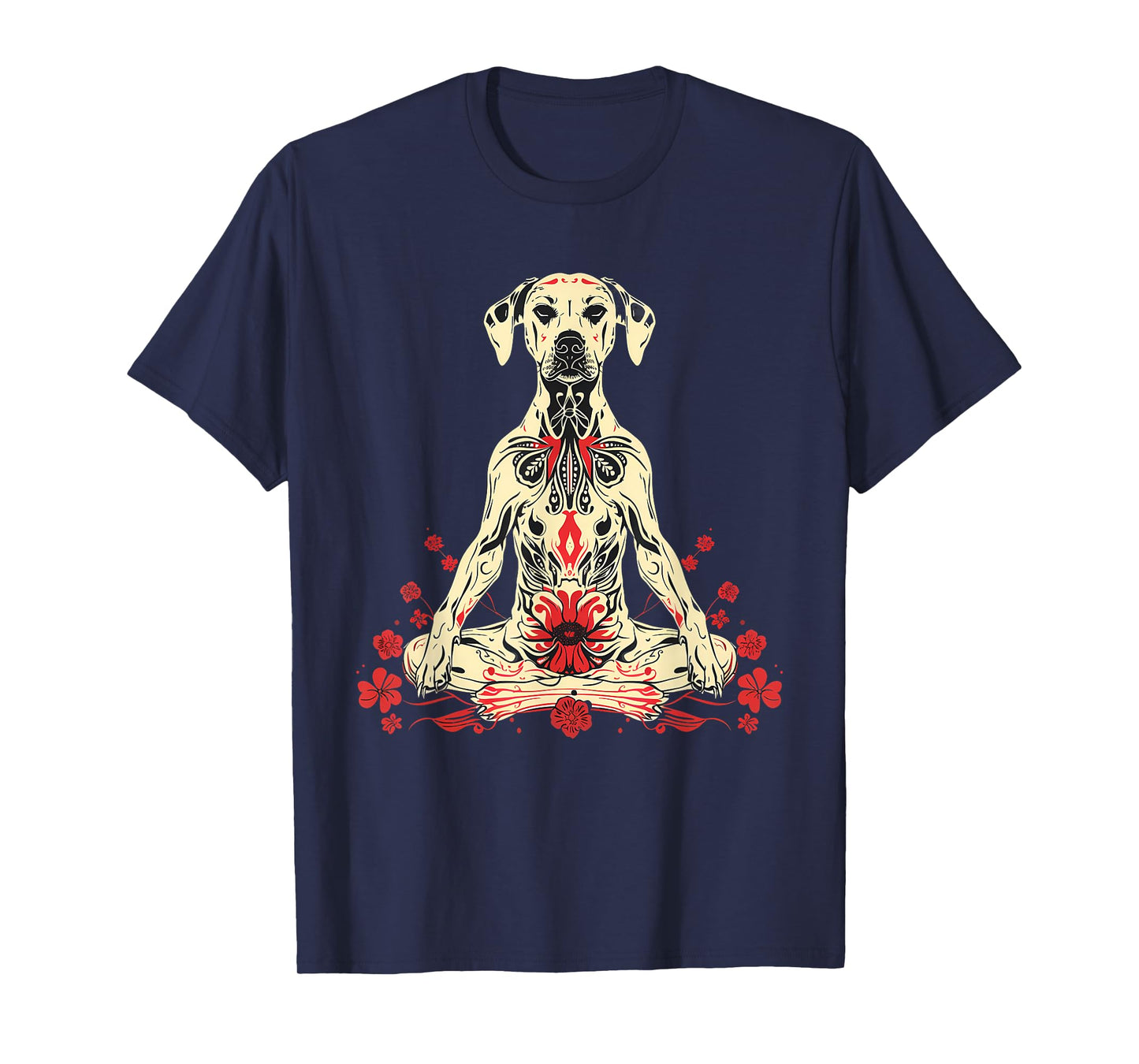 Dog Buddha Meditation Spiritual Yoga Buddhist Spirituality T-Shirt for Men Women Kids
