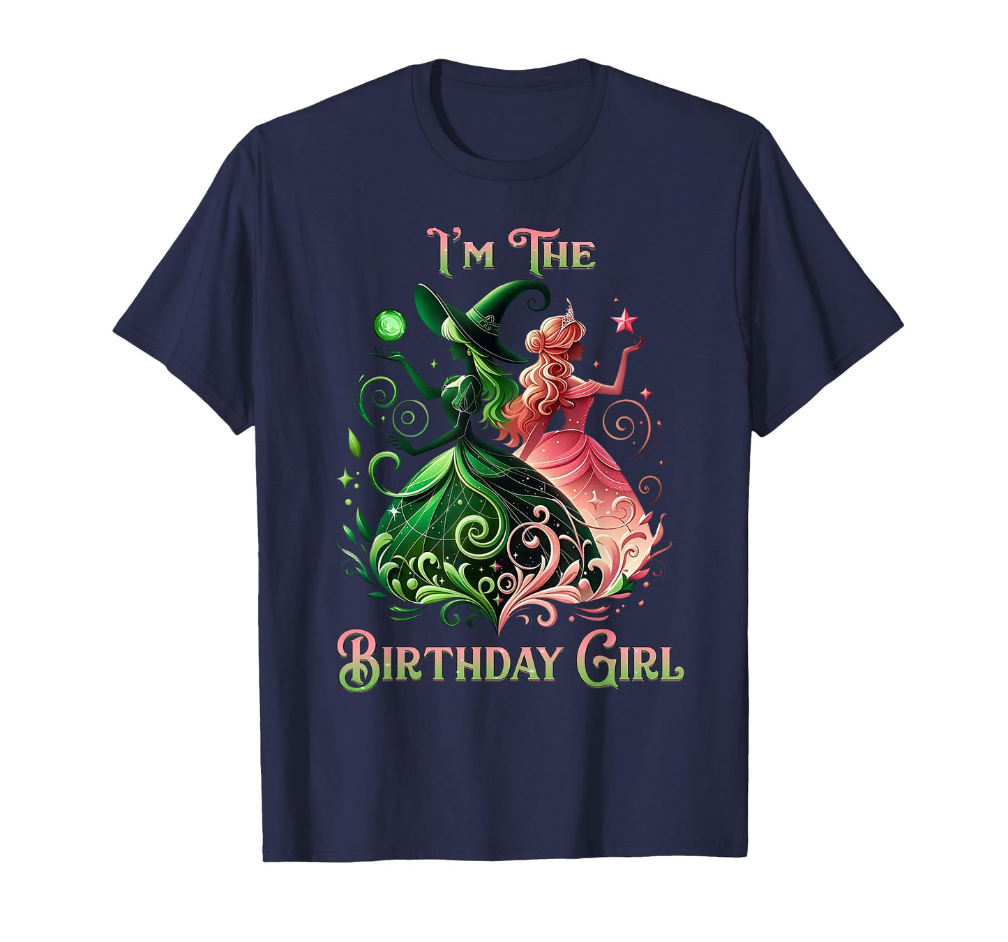 I'm The Birthday Girl Pink And Green Family Matching T-Shirt