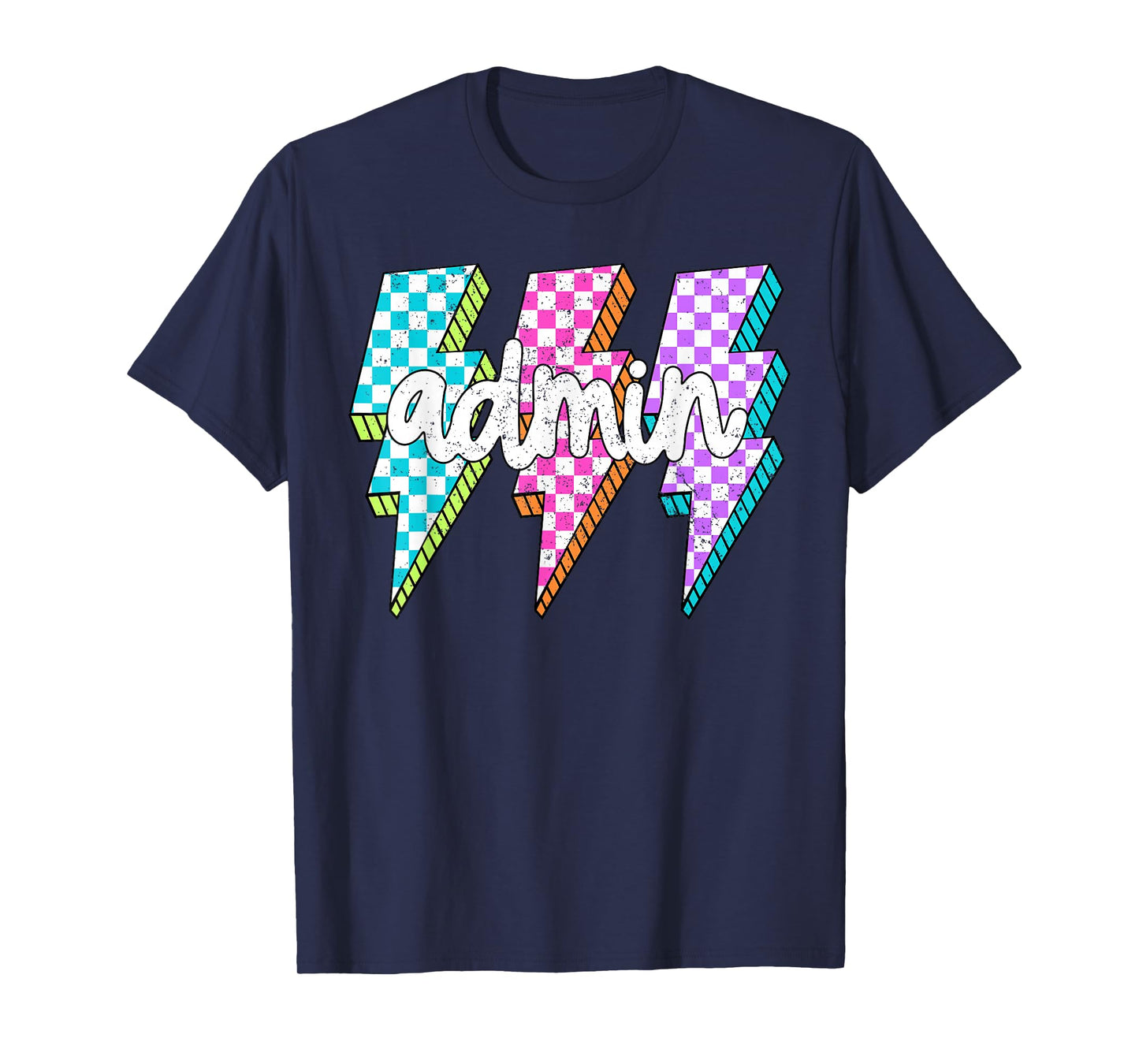 Admin Squad Lightning Bolt School Assistant Principal T-Shirt