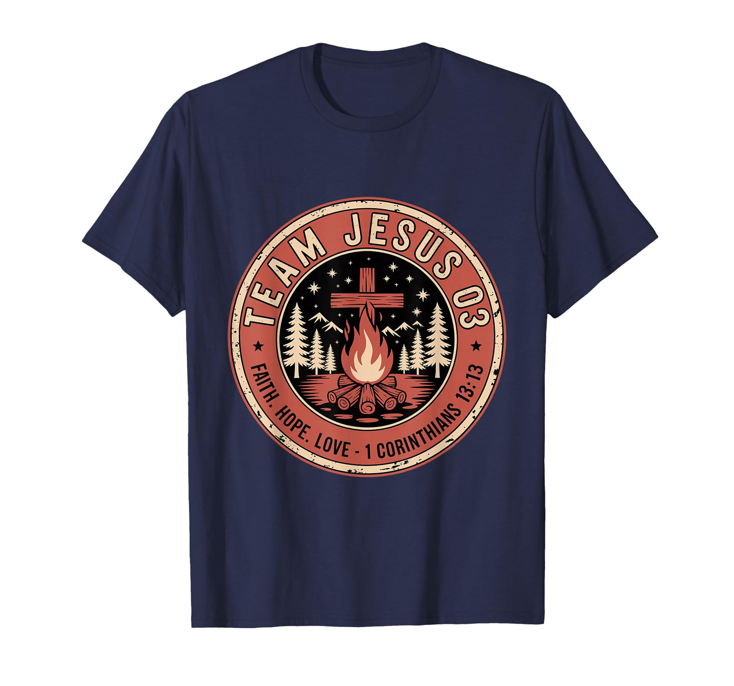 Christian - Team Jesus 03 Faith Hope Love T-Shirt